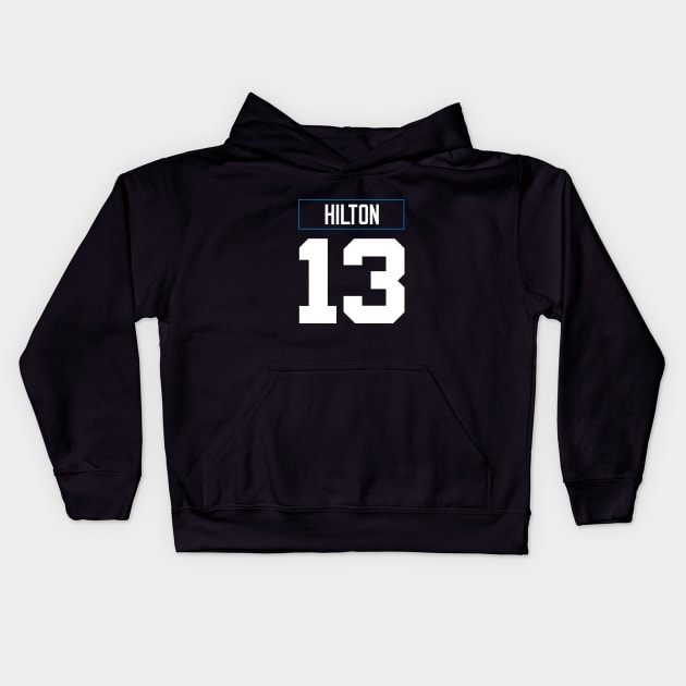 TY Hilton Number 13 Kids Hoodie by Cabello's